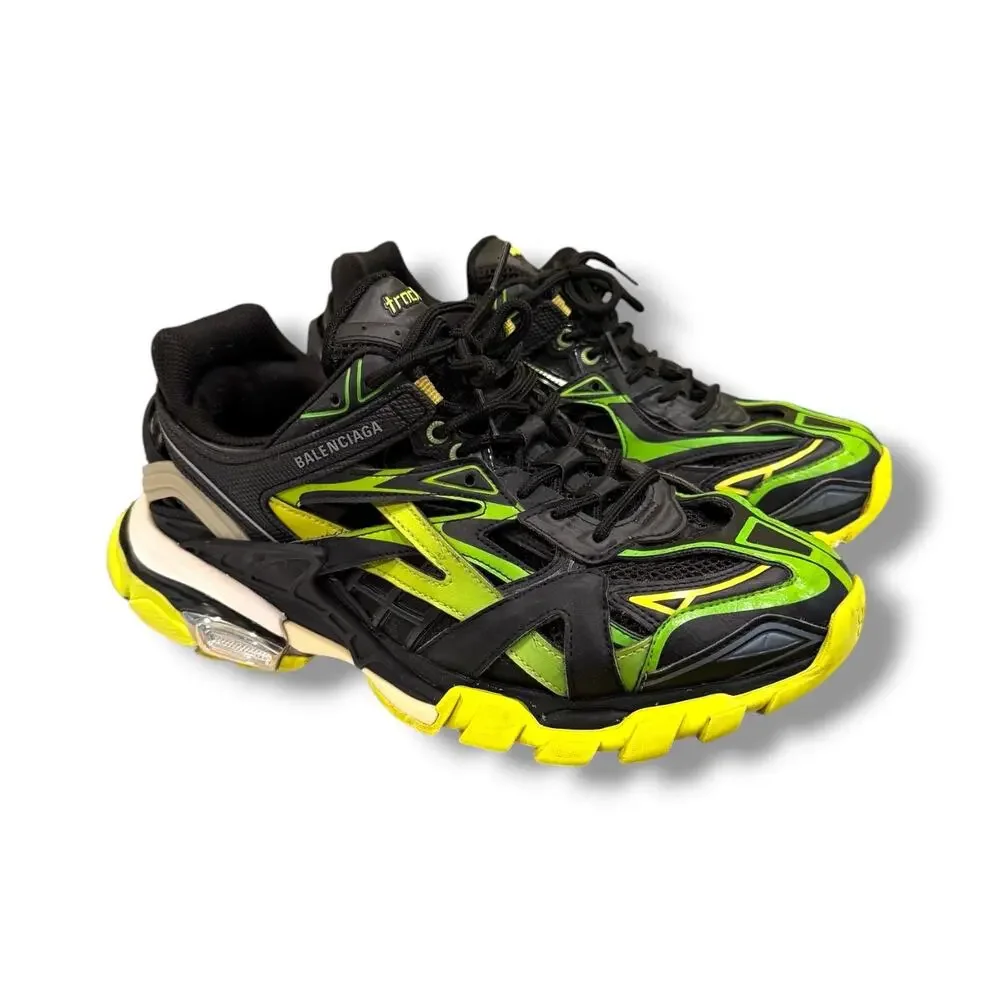 Balenciaga Track 2.0 Sneaker ‘Black Neon Green’ | Size 43(10US)